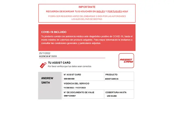 Obtain your Health Insurance voucher and complete all the requirements for Visa