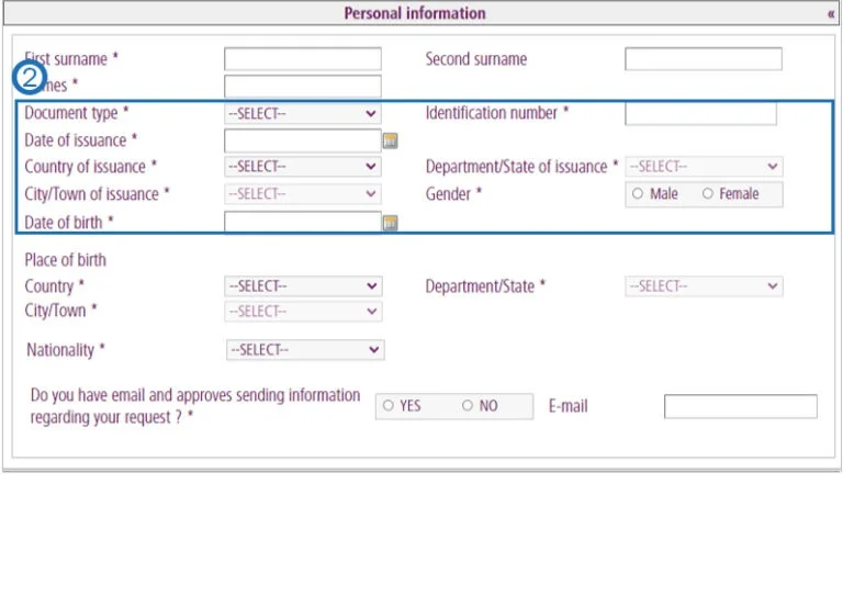 Fill the id and other data