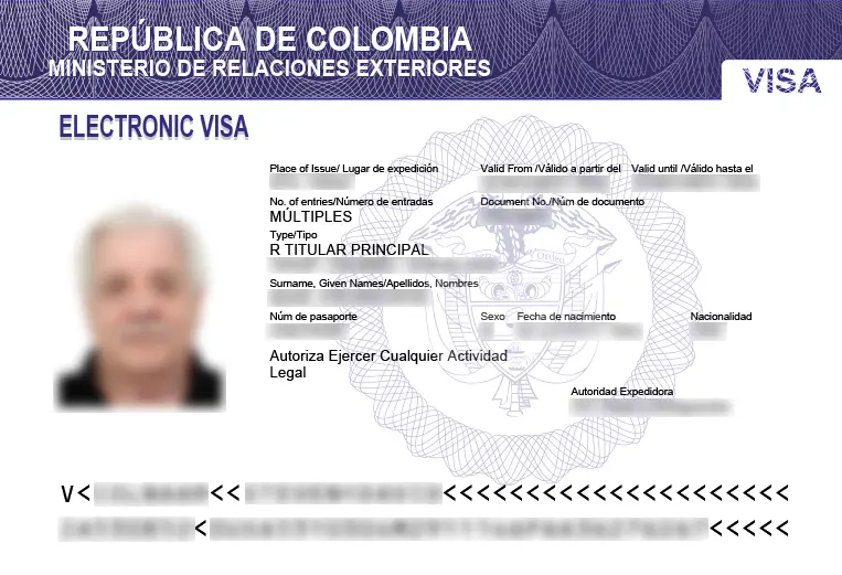 Colombian Resident Visa