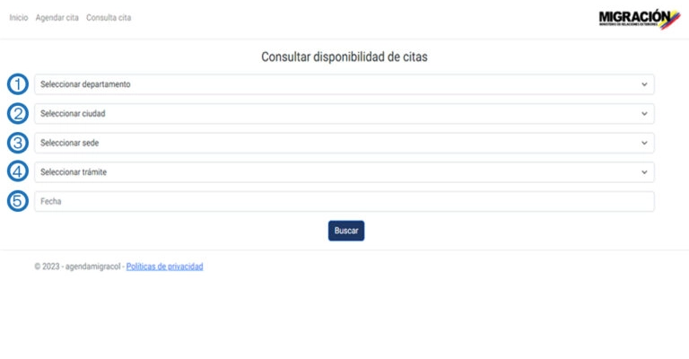 Redirected to the scheduling form