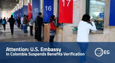 Attention U.S. Embassy in Colombia Suspends Benefits Verification