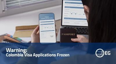 Warning Colombia Visa Applications Frozen