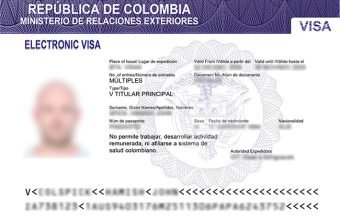 Visas in colombian